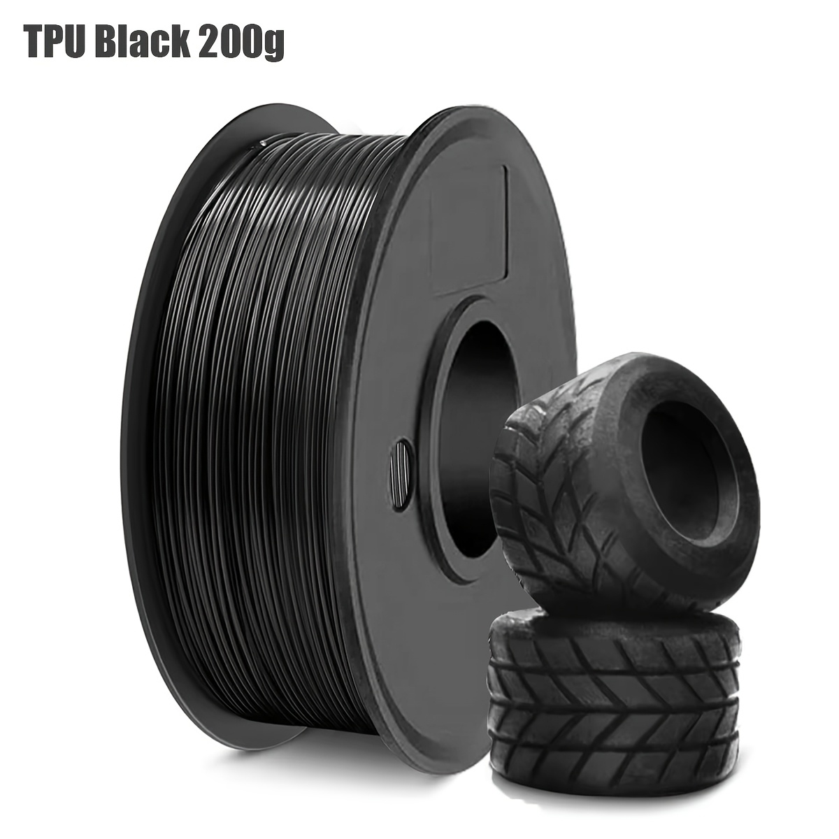 TEMU Tpu Printer Flexible Filament 250g (0.55lbs) 1.75mm Length 80m