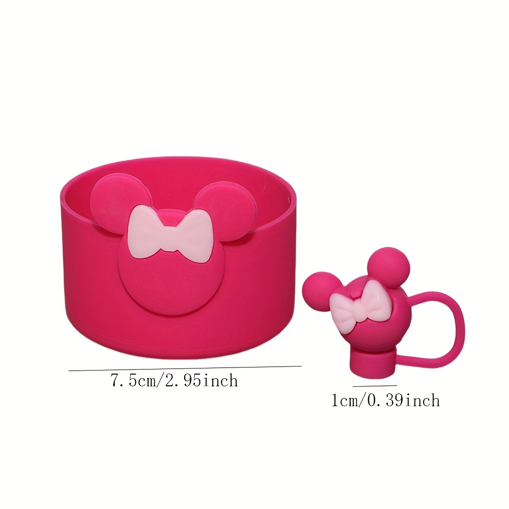 juego de accesorios de protección y cubierta de silicona para botella de agua de 30 onzas y 40 onzas, taza de vaso, decoración de taza, regalo. Detalles del producto 3