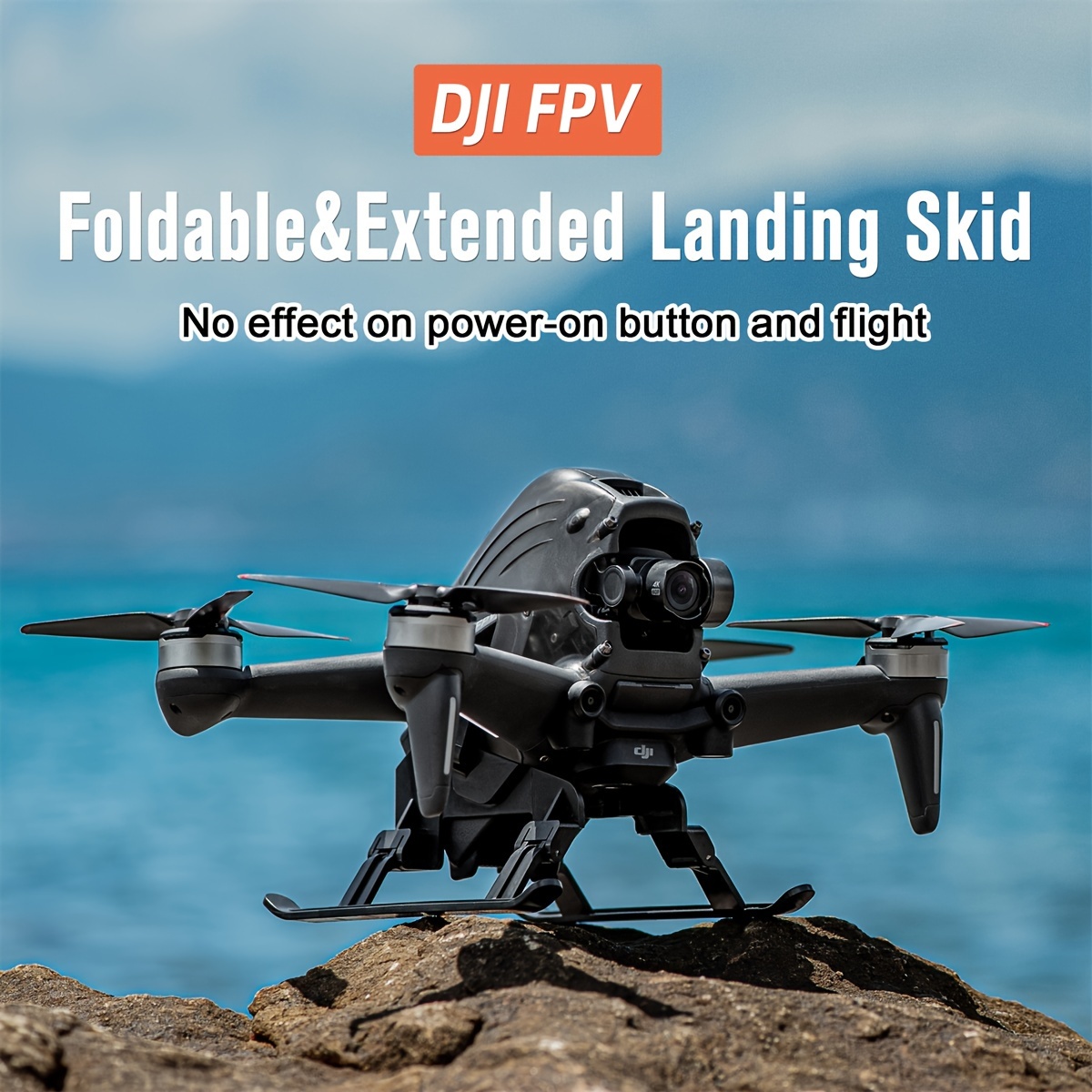 

Dji Fpv Drone Quick Release Gear - Adjustable, Foldable Height Extender & Protector Accessory