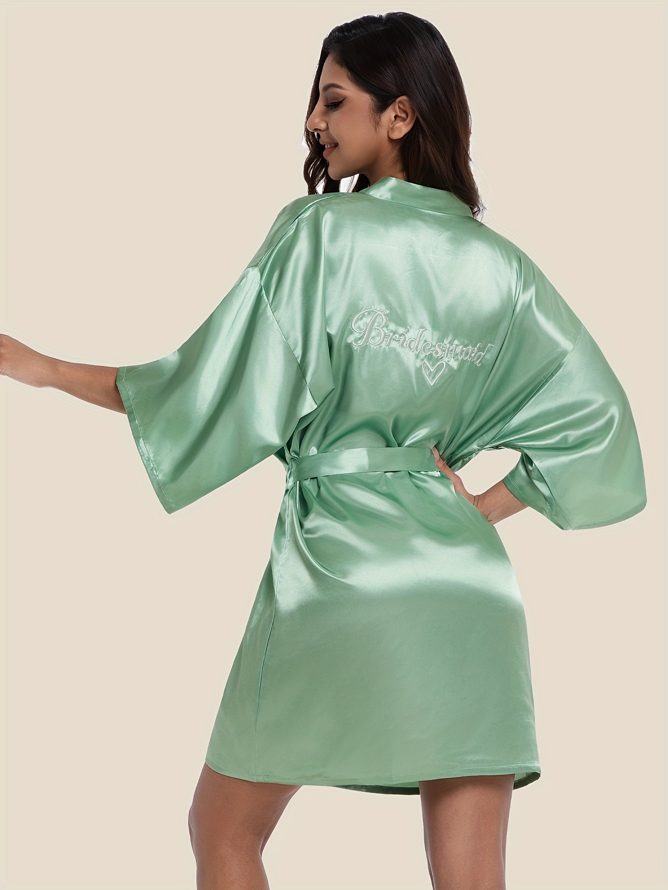 bridesmaid sleep dress Sienna Premium Satin Bridesmaid Sleep Set Champagne