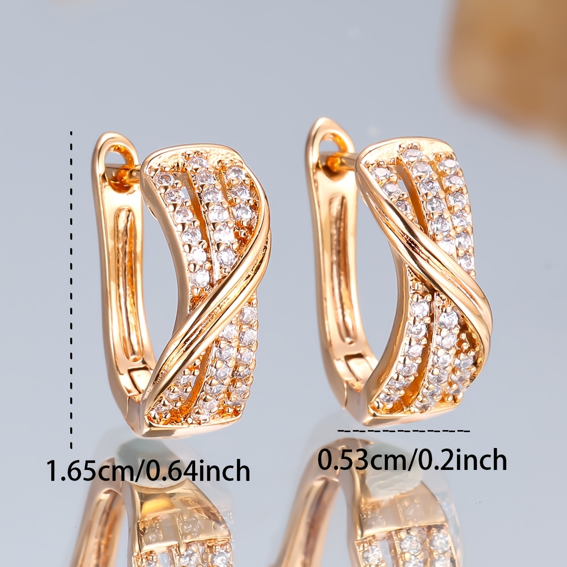 Women's Personalized Three-Stripe Ear Loops, Trendy Holiday Gift