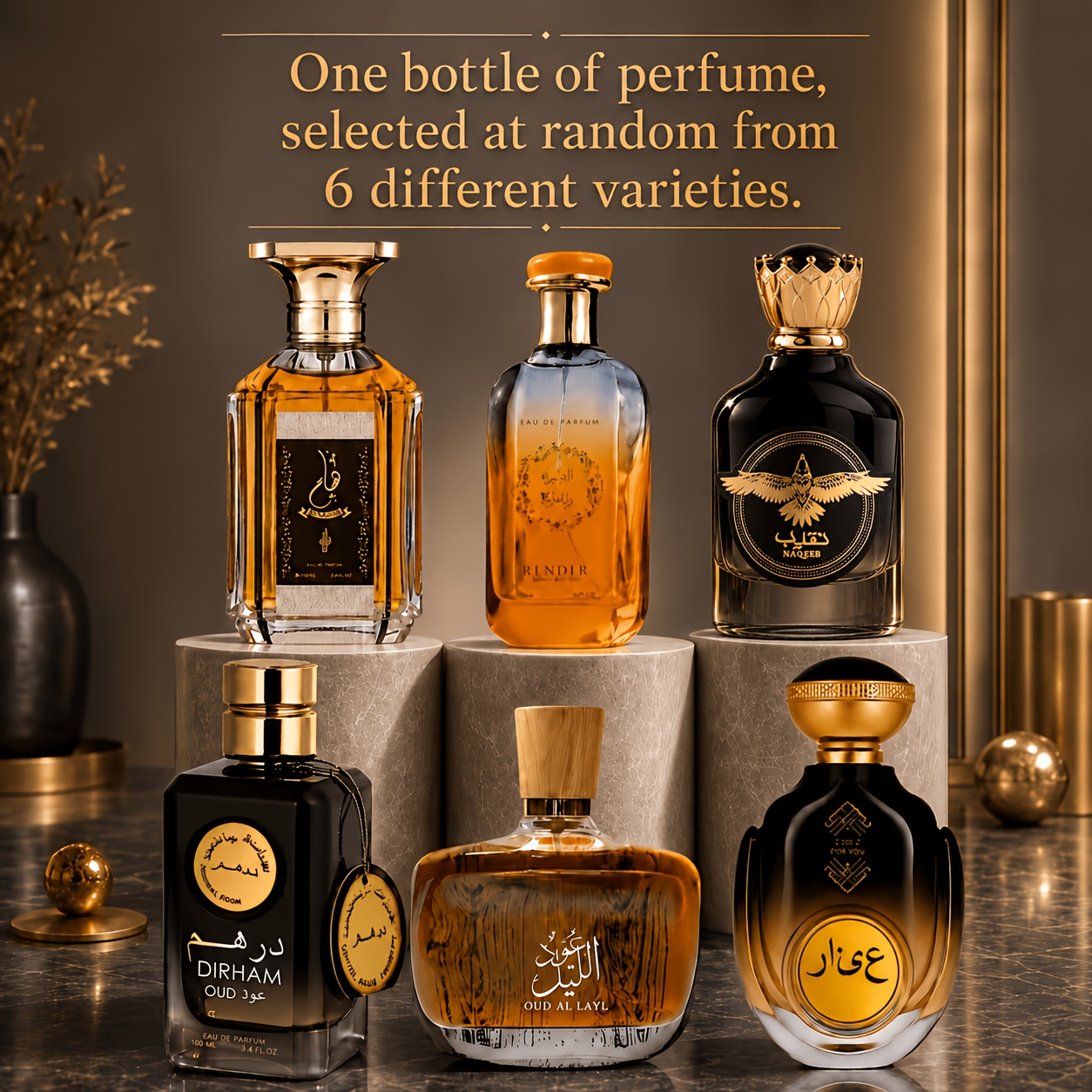 Image of Luxury Men's Cologne (1 Bottle)-style At Random Suitable For Weddings And Business Occasions; Features A Long-lasting Oriental Fragrance. Formaldehyde-free.ideal For , Daily Use, And Gifting To .