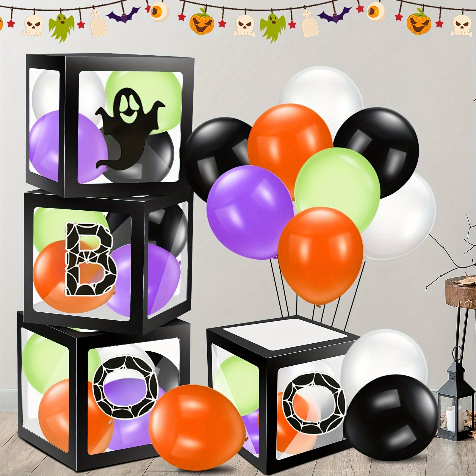 

Halloween Box Decoration - Box, Suitable For Halloween , Decoration - Includes , Boo