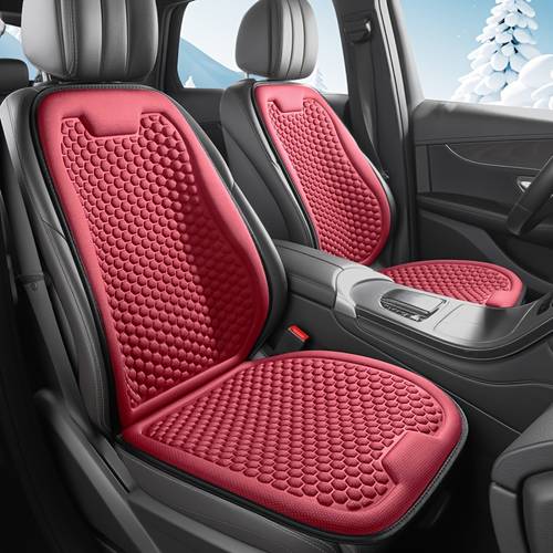 1pc car universal seat cushion sedan seat cushion gray knitted suv seat cushion blue household seat cushion wine red office seat cushion
