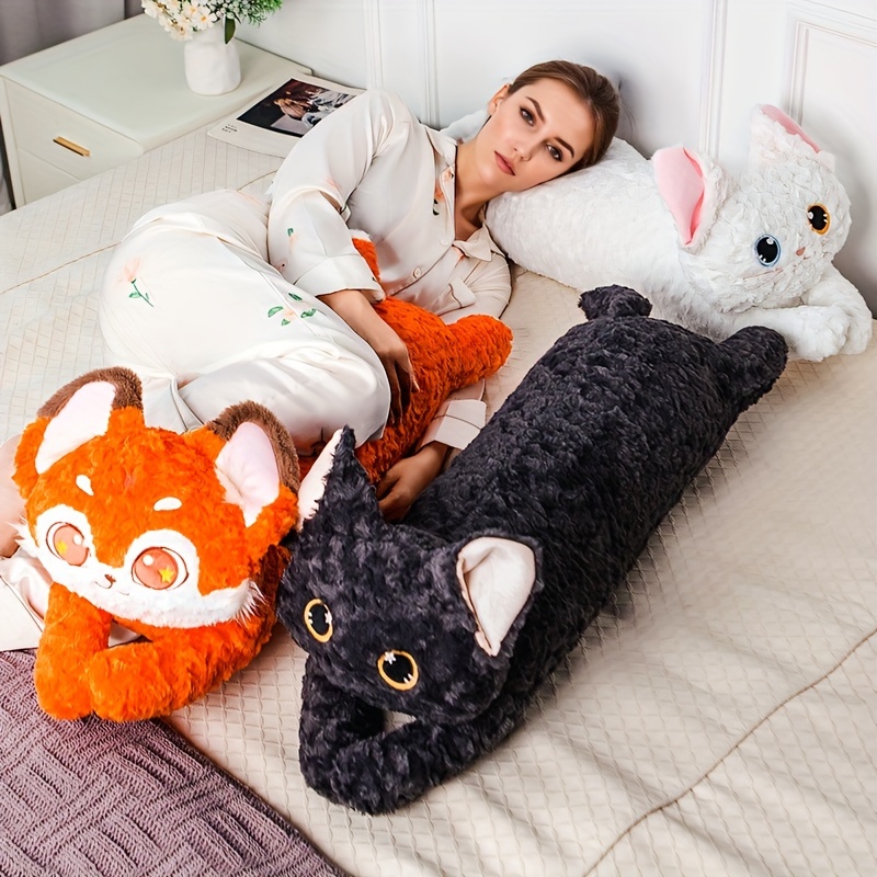 cat body pillow sold on Temu United States