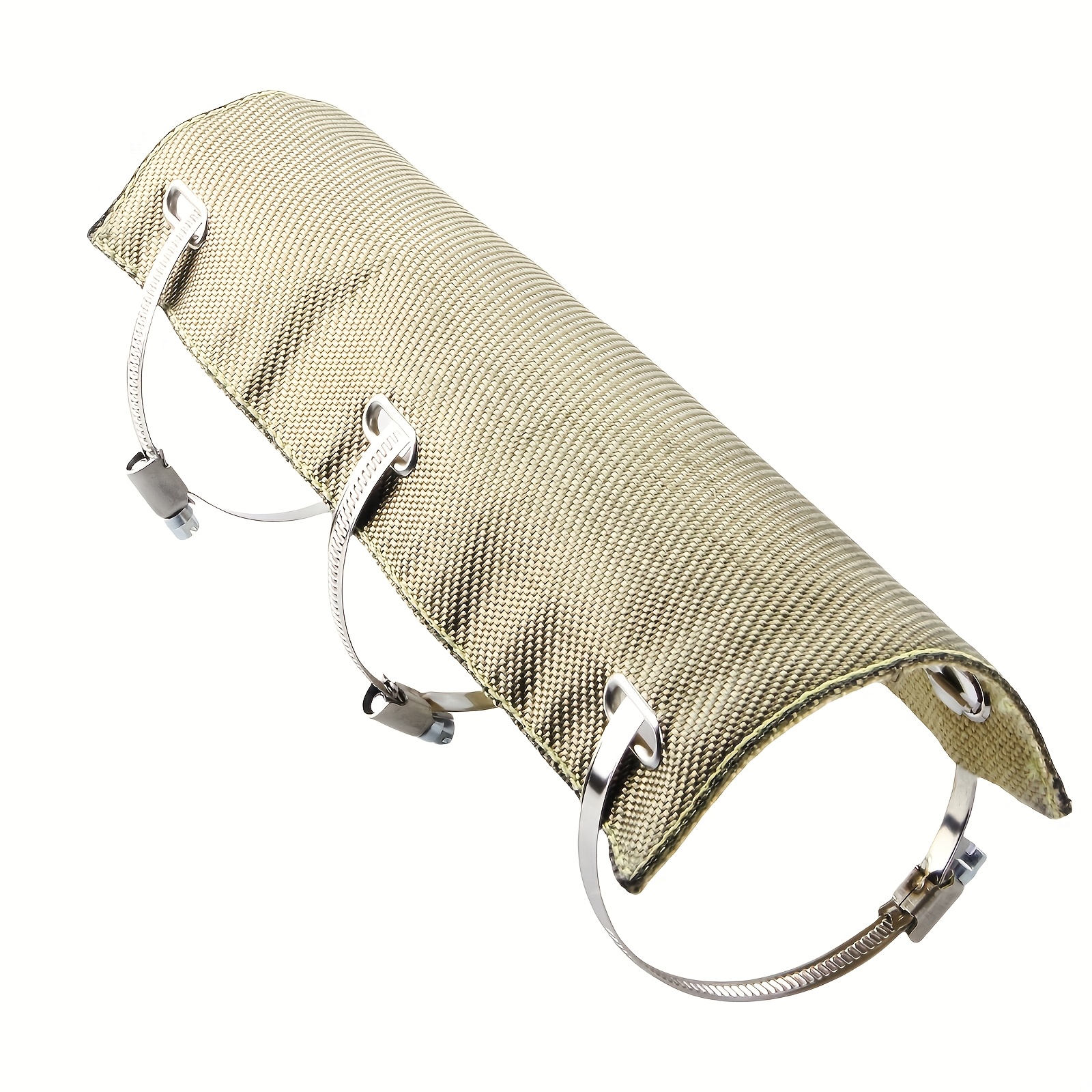 E-shop 15,24 cm x 30,48 cm Titanfarbener Basaltfaser-Abluftwärmeleiter - Einteiliger, hochtemperaturbeständiger (1350°F), passend für Motorrad- &