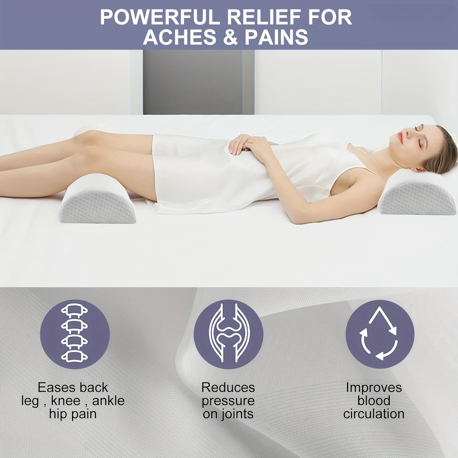 Leg Pillow - Relief For Back Pain While Side Sleeping