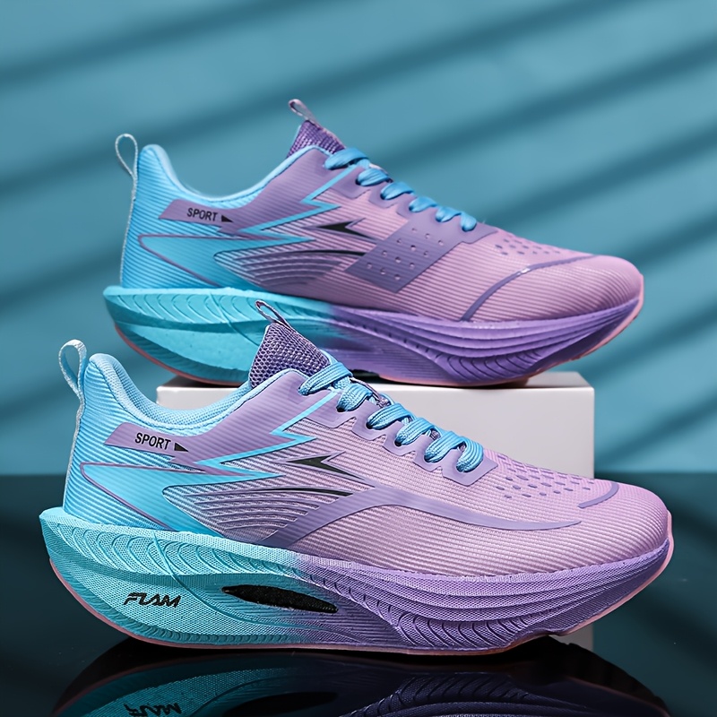 TEMU Zapatillas deportivas ligeras y modernas para hombre, con absorción de impactos, suaves y elásticas, combinación llamativos, zapatillas de