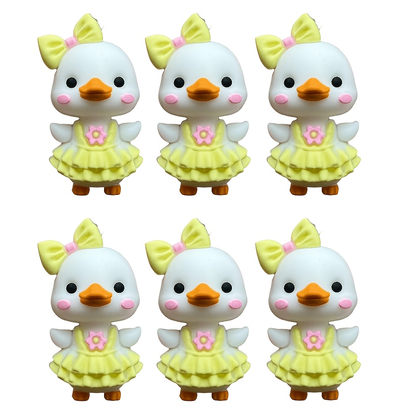 TEMU 6pcs New 3d Silicone Beads, Bow Skirt Style Beading Accessories, Suitable For Beading Pens, Diy Handmade Gift Making Beads