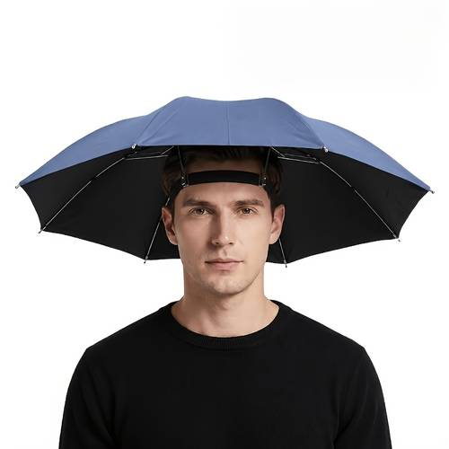 item picture outdoor dual use umbrella hat headwear design multi scene use fishing gardening hiking photography outdoor work lightweight and portable foldable storage