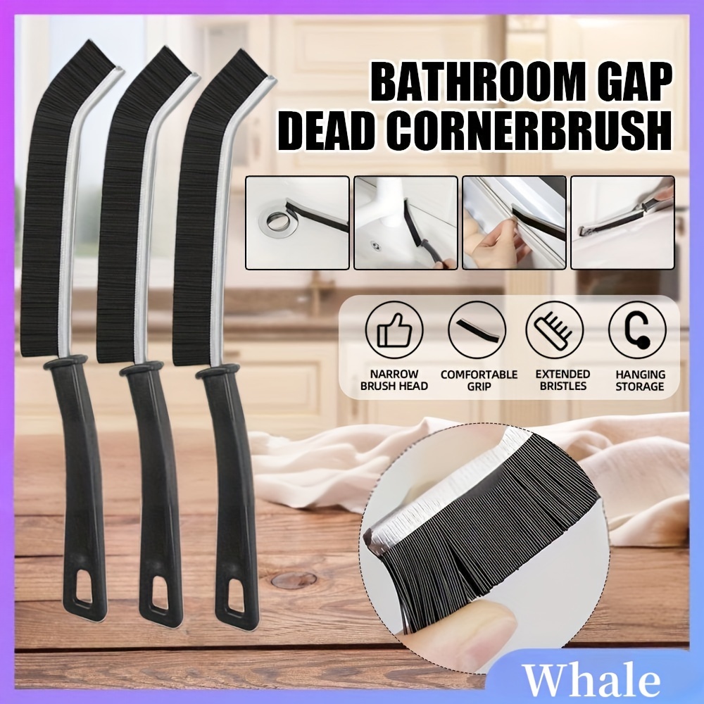 

Kitchen Gap Hard Brush Bathroom Toilet Narrow Crevice Scrub Brush Household Ceramic Tile Floor Brush Multi Window And Door Gap Cleaning Brush