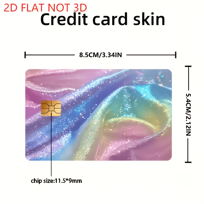 "" Credit Card Sticker Used For Ebt, Transportation, Keys, Credit Cards, Debit Cards, Card Skins, Protect Bank Cards, No Bubbles, Suitable For Small Chip Cards