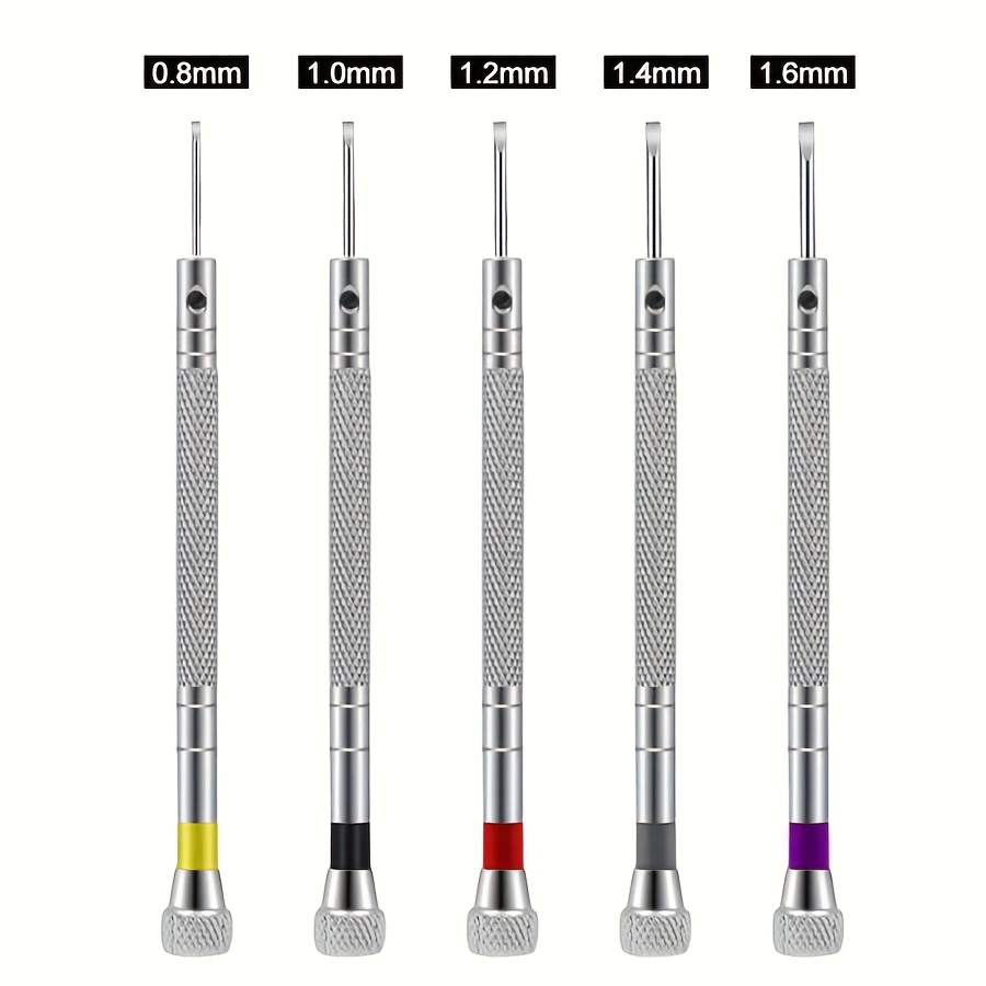 Precision Watch Repair Screwdriver Set, 0.8-1.6mm, For Watches, Jewelry And Electronics, Watch Maintenance Tools