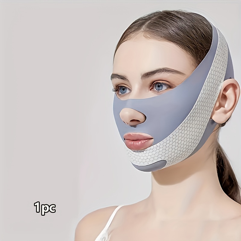 TEMU V-shaped Facial Slimming Bandage For Face Toning And Double Chin Reduction, Sleep Face Lift - No Battery Required, Shape Lift, Thining