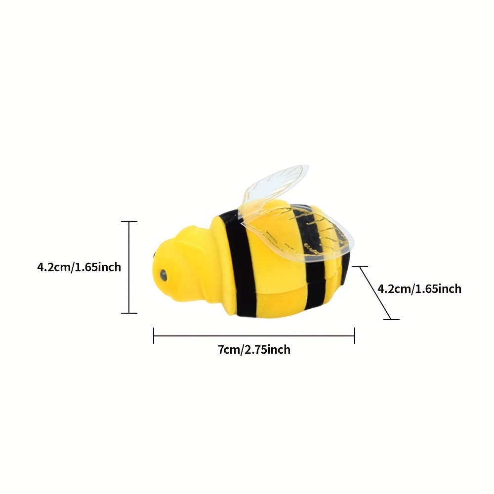 TEMU 1pc Bee-shaped Design Jewelry Storage Box For Rings, Necklaces, Earrings - Small, Portable, Suitable For Holiday Gifting, Storage And Packaging,