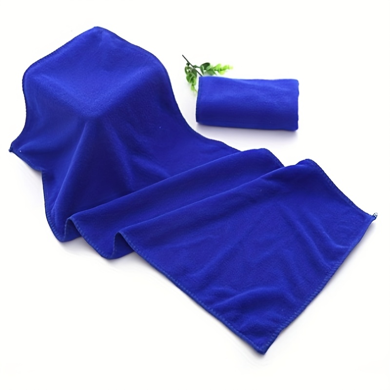 Image of 2pcs Microfiber Hair Towels 24"x16" - Quick-dry, Super Absorbent & Lightweight For Home, Sports, Swimming & Travel, Microfiber Towel
