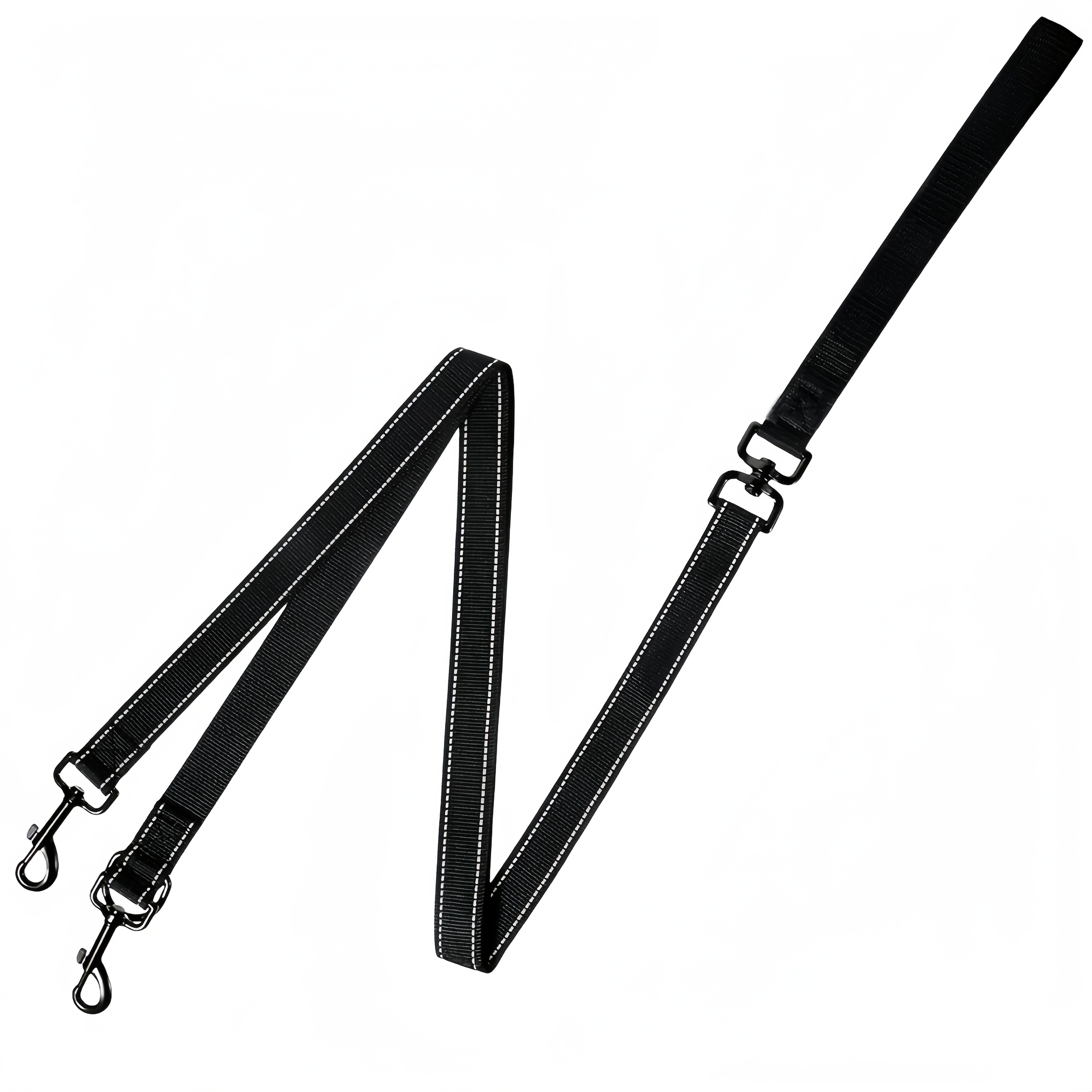 TEMU No-pull Dog Leash Suitable For Medium To Large Dogs - Dual-end Leash With Dual-point Control Training System, Convertible Single Lead Leash With