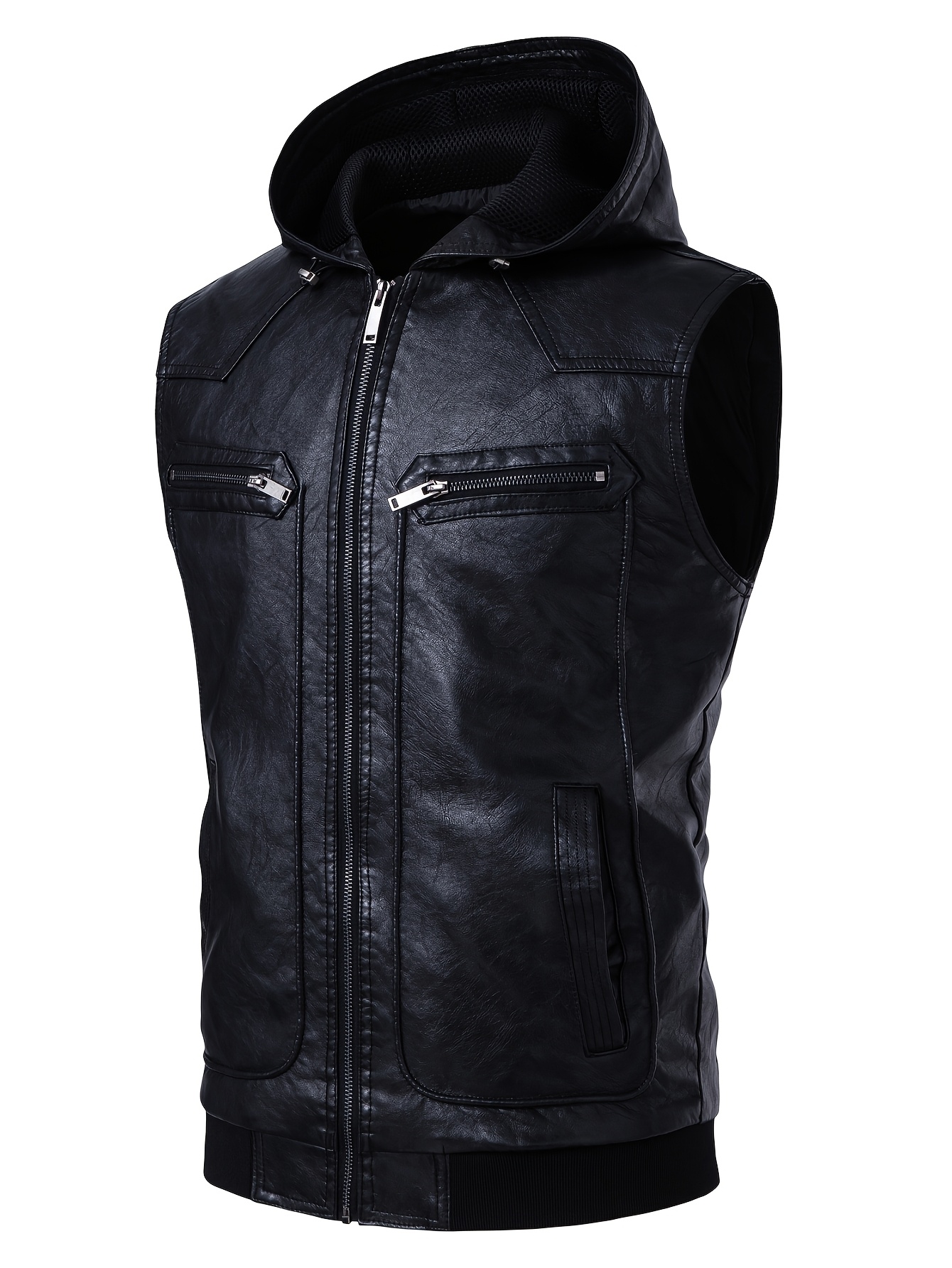 ärmellose lederjacke Kostenloser Versand für Artikel, die von