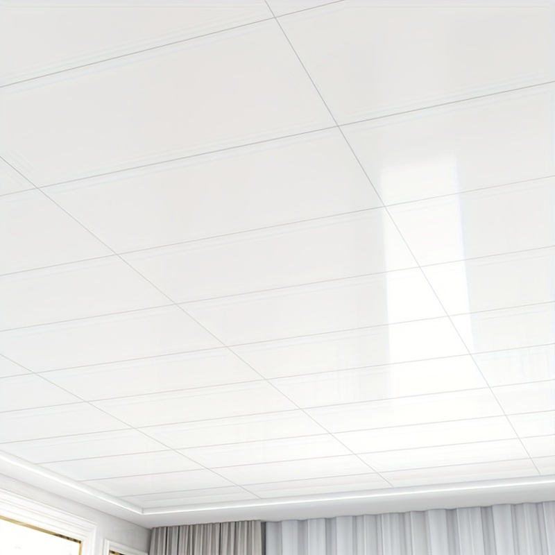 Ceiling Stickers, Ceiling Self Installation Wall Stickers, Roof Decoration, Shading Wallpaper, Self-adhesive Waterproof And Indoor Aluminum-plastic Panel