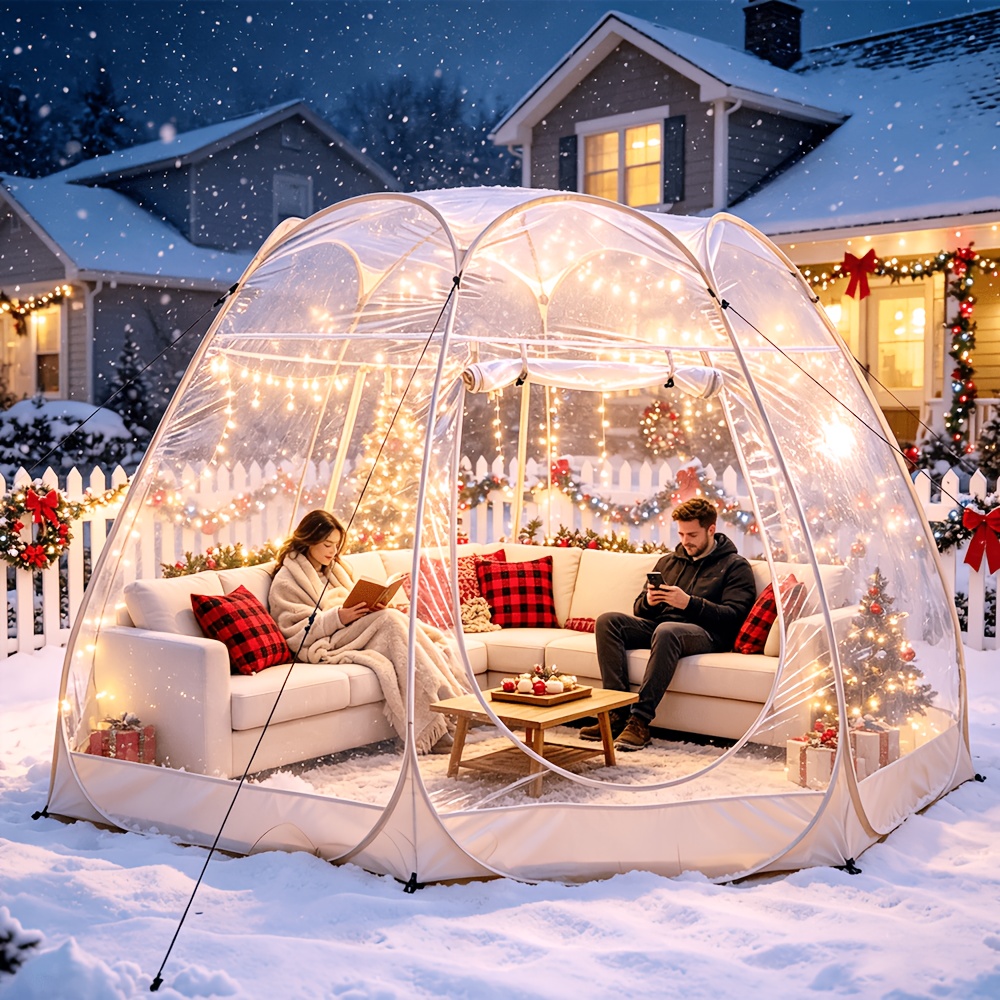 Instant Pop-Up Transparent Bubble Tent