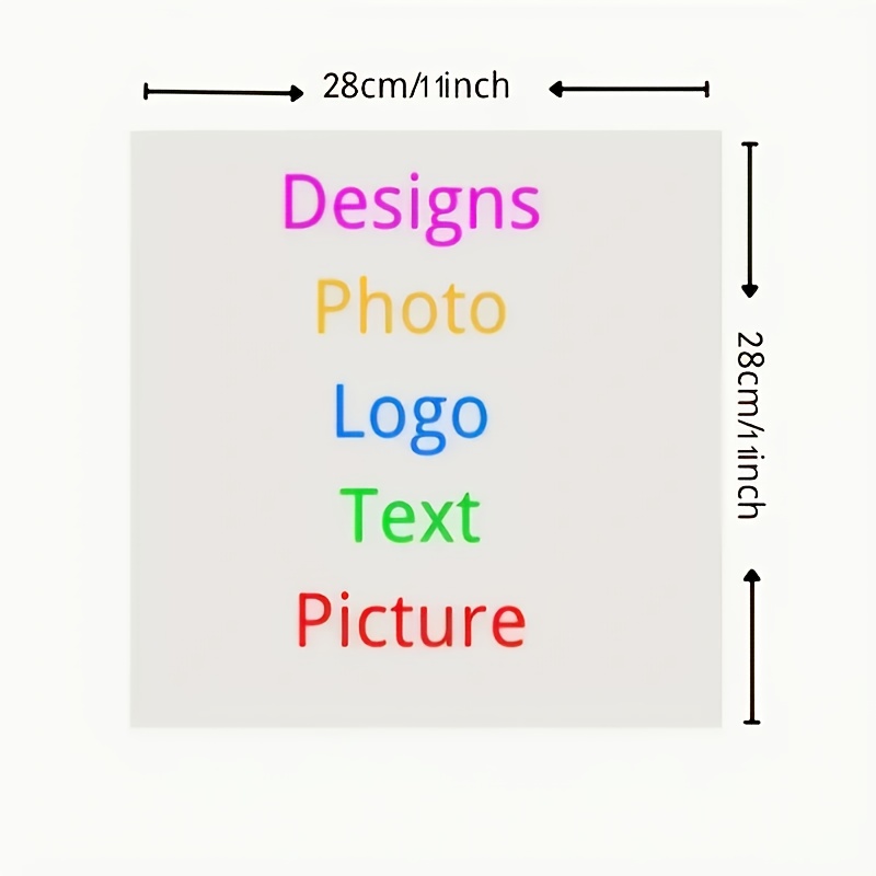 20 Sheets/10 Sheets/5 Sheets/2 Sheets Customized Thermal Transfer Heat Printing Stickers