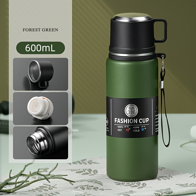 thermal  1000 ml   24 hours hot and cold drinks   steel water bottle with layered filter leakproof vacuum insulated bottles with lid serves as a cup for tea work milk