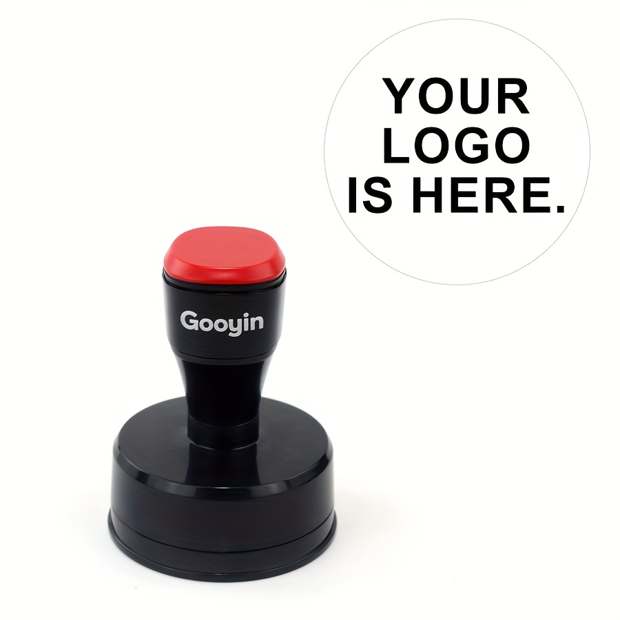 TEMU Custom Logo Stamps - Personalized Self-inking Business & Farm Stamps With Your Design, No Ink Pad Needed, For Packaging, Products, Beekeeping -