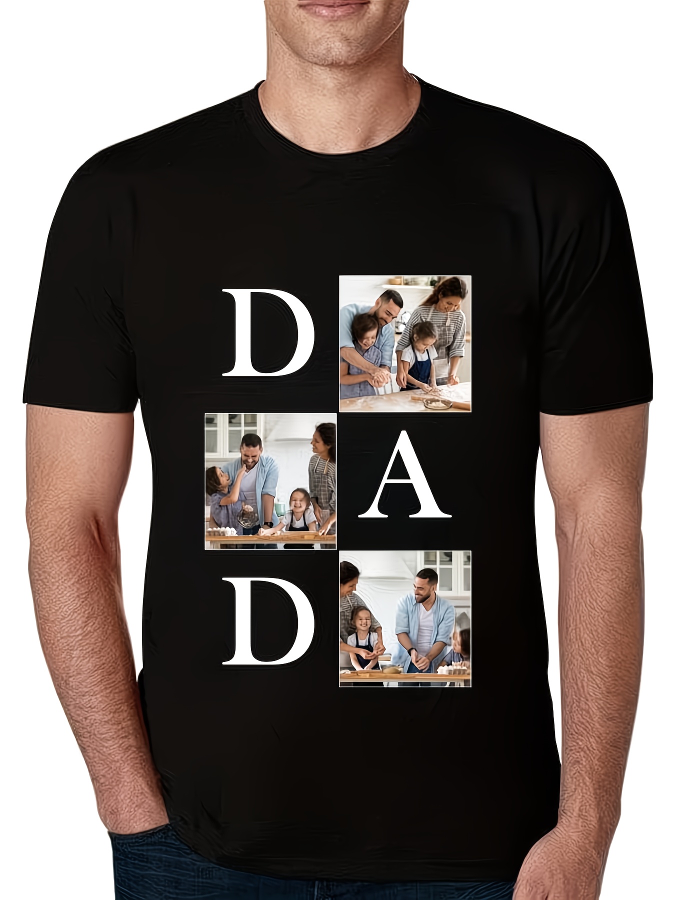 100 personalized mens t shirt   short sleeve t shirt suitable for mens birthday fathers day dad shirt papa t shirt