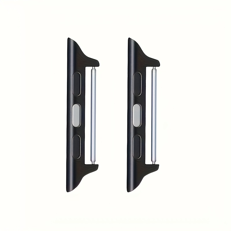 Pair Of Connectors For Watch Straps, Adapters For Iwatch 10 6 5 4 3 Ultra Se 2 1, 22mm Width Stainless