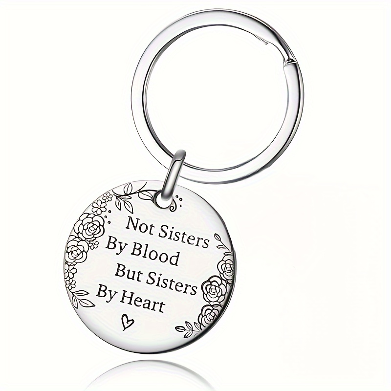 

Steel Keychain: A And For , , Or Bridesmaids