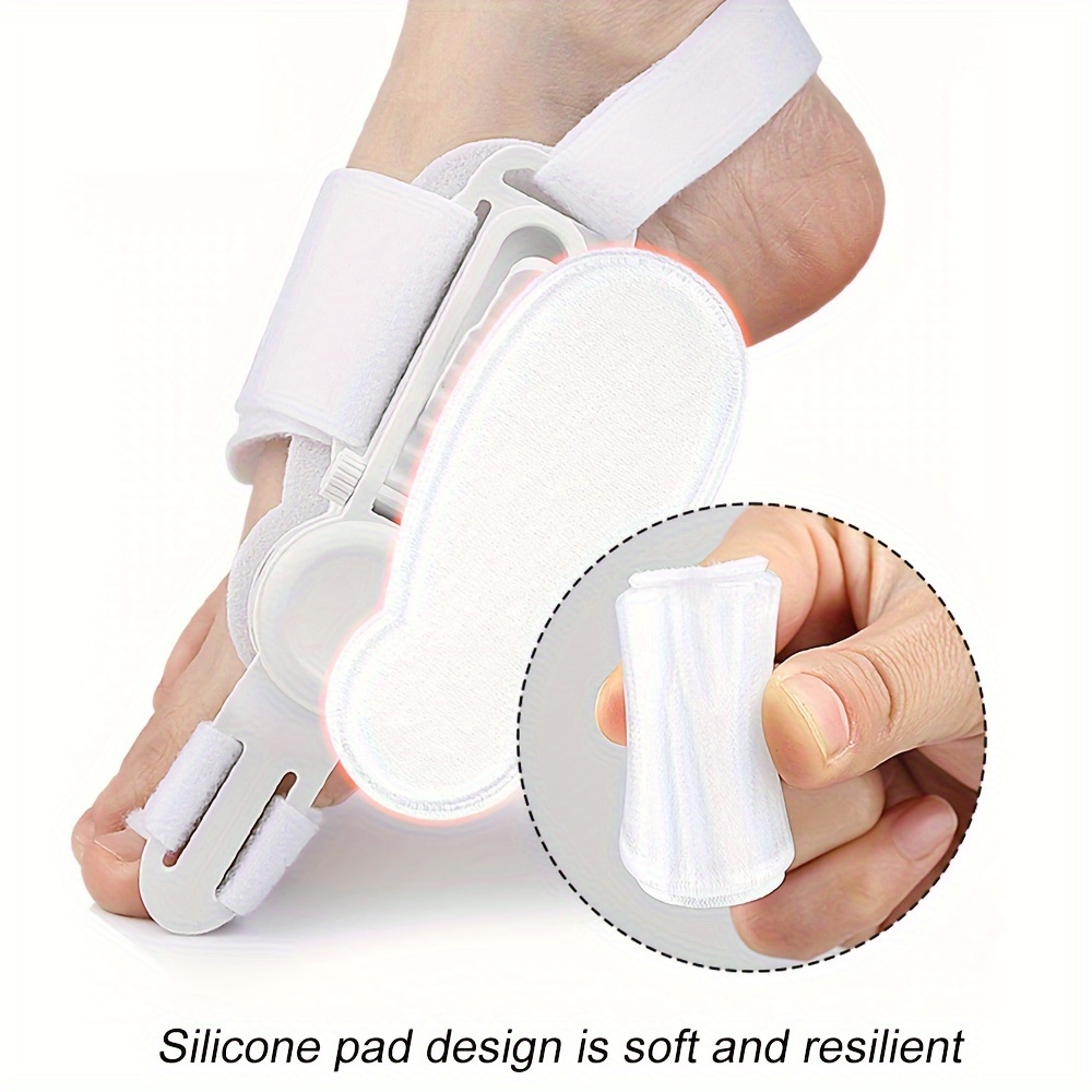 adjustable toe splint sleeve for men women anti slip heel strap fits   feet ideal for night home use long     details 4
