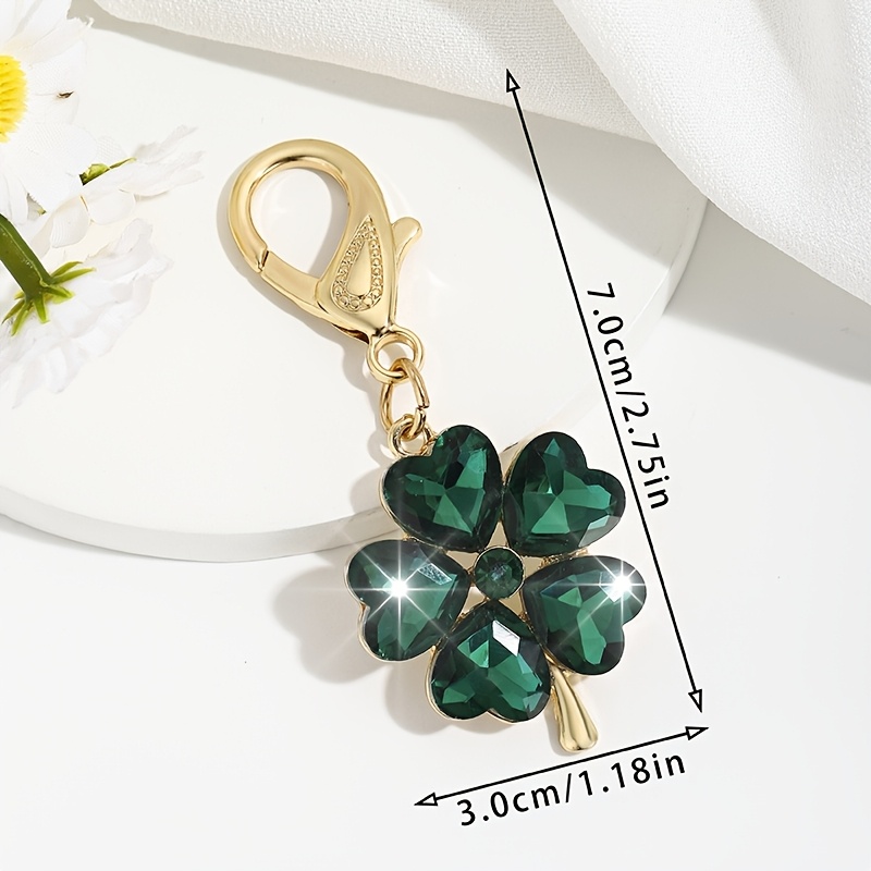 Stylish Korean-style Five-leaf Clover Keychain Bag Accessory