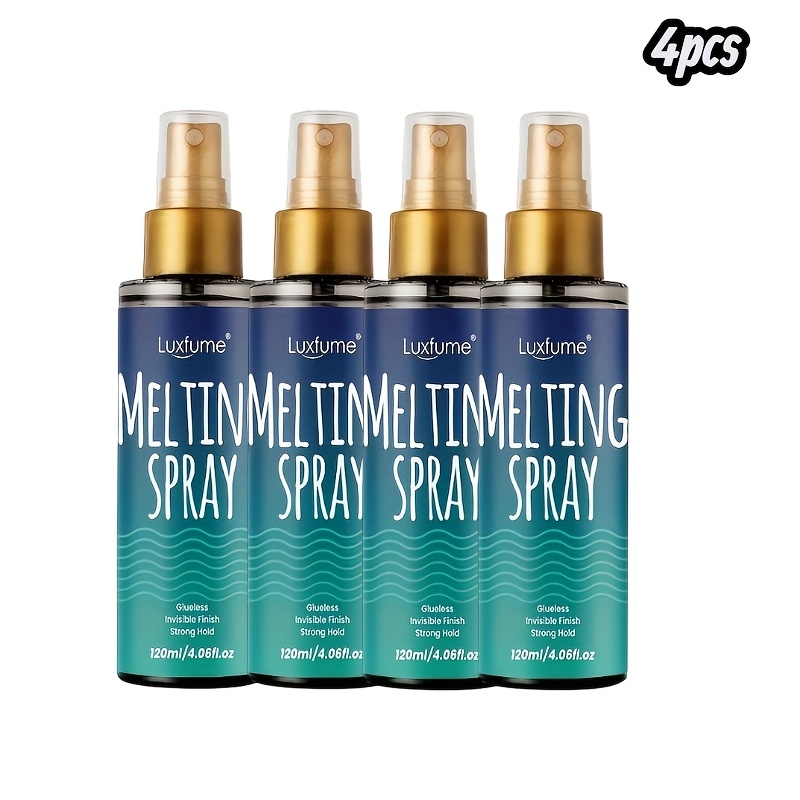 4 Pack 120ml Extra , Long Lasting Invisible Finishing Spray For High Ponytail Updo, Flake-free Smoothing Styling Spray For All Hair Types