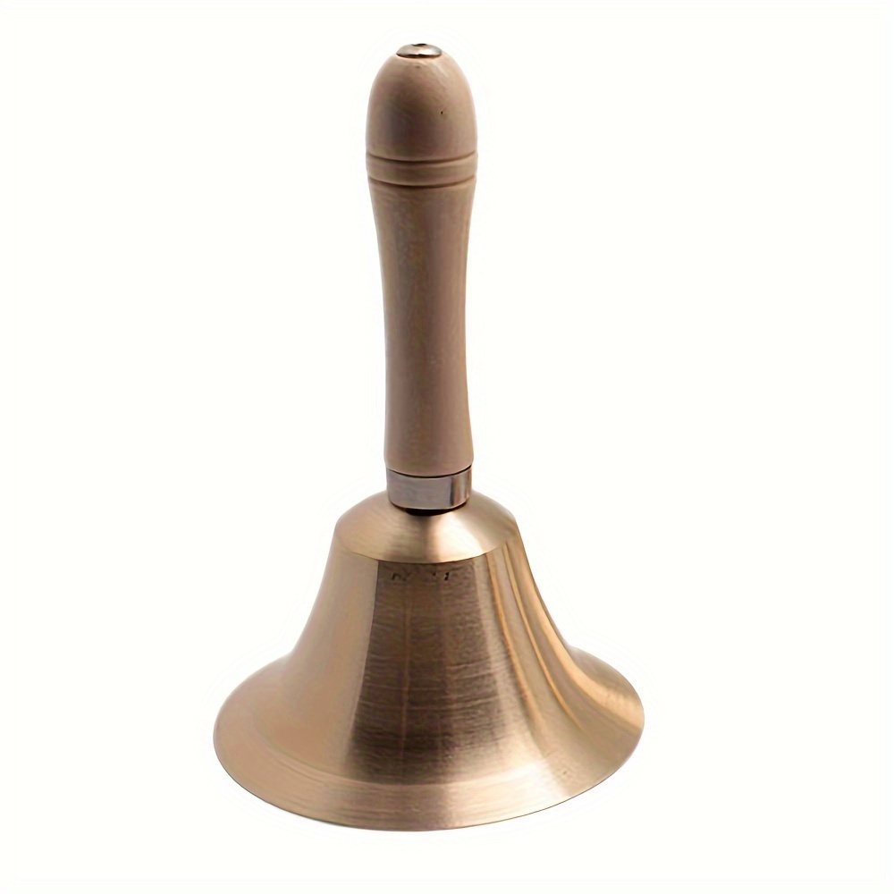Super Loud Solid Brass Hand Call Bell - Perfect For Restaurants