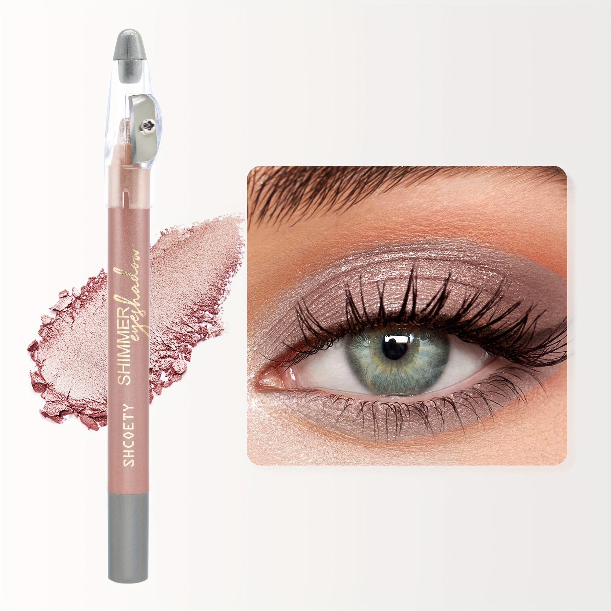 

8-color High-gloss Pearly Glitter Eyeshadow Pen, Long-lasting Waterproof And Sweatproof Eyeshadow Stick Diamond Sparkle Eyeshadow Pen