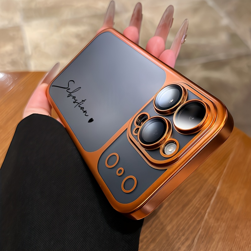 Po izdelana DIY imenska nova takojšnja sprememba 17 ohišje za telefon, luksuzno visokokakovostno elektroplatinirano mat teksturirano zaščitno
