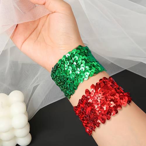 stage elastic sequin bracelet party decoration