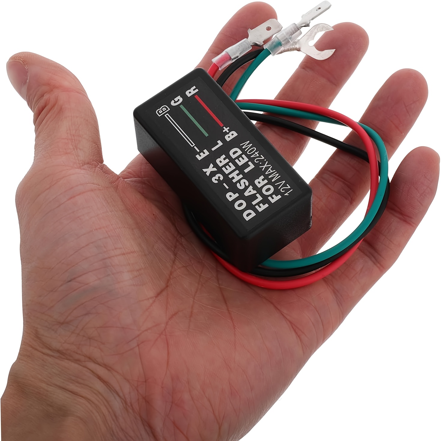 TEMU Motorcycles Led Turn Signal Controller, Enhanced Visibility And Safety For Various Motorbike Models, Without Battery