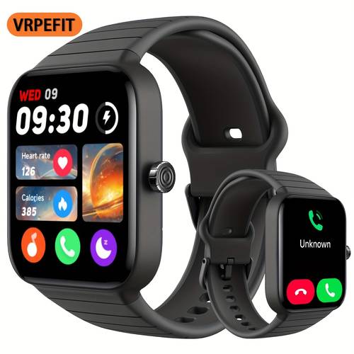watch 1 8 hd large screen answering making calls alexa voice running cycling and other 100 fitness needs suitable for iphone christmas valentines day birthday perfect gift