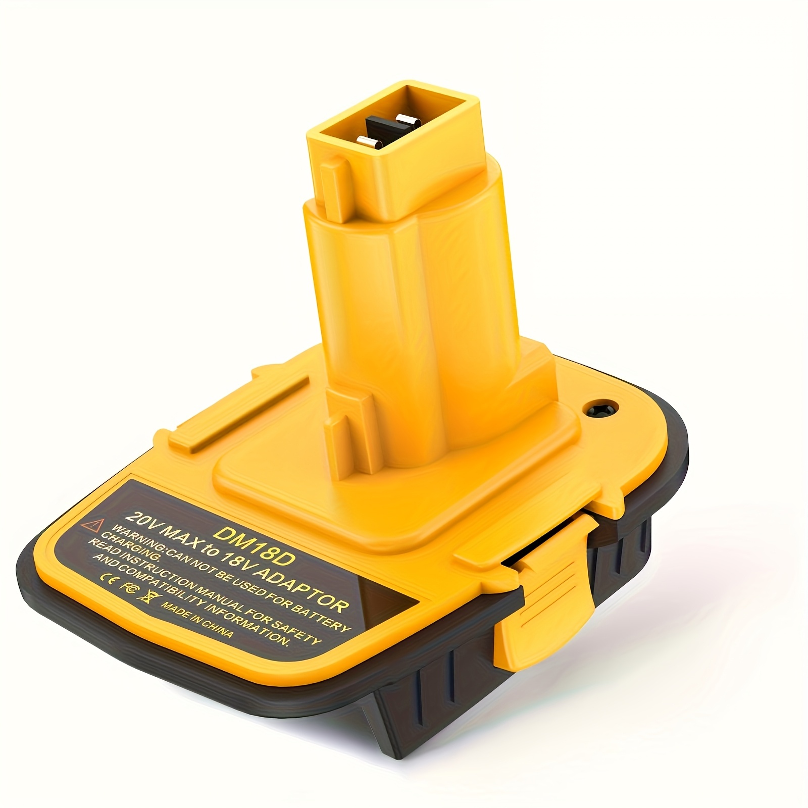 Adapter For Dewalt 18V 20V MAX Li-ion Battery to For Bauer 20V Cordless Tools US