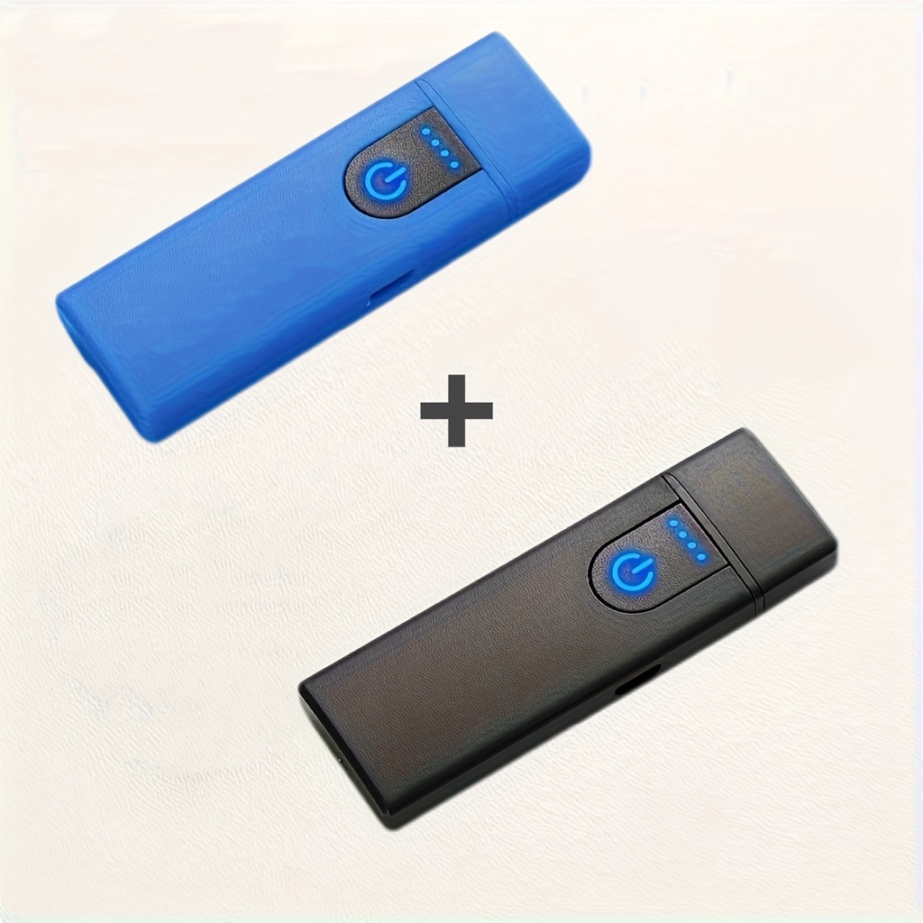 1/2pcs Usb Rechargeable Ignition Fire Starter | Fast Charging, Suitable For Camping And Hiking, Great Gift For , Touchscreen Electronic Ignition, Abs Material