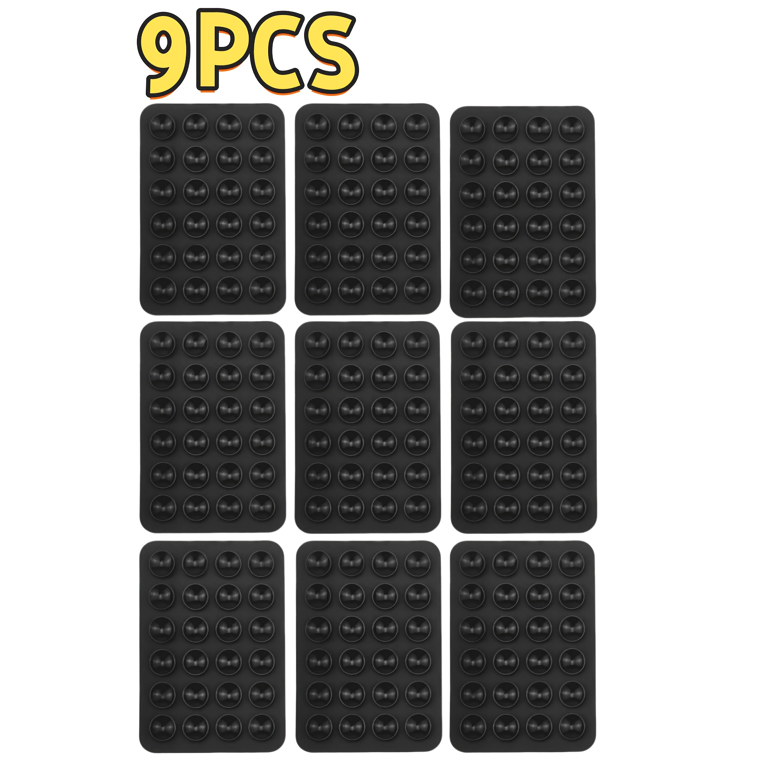 TEMU 9-pack Reusable Rug Grippers, Easy-to-install Rug Holders, Prevent Rugs From Sliding, Curling, And Shifting, Durable Floor Rug Fixing Pads For