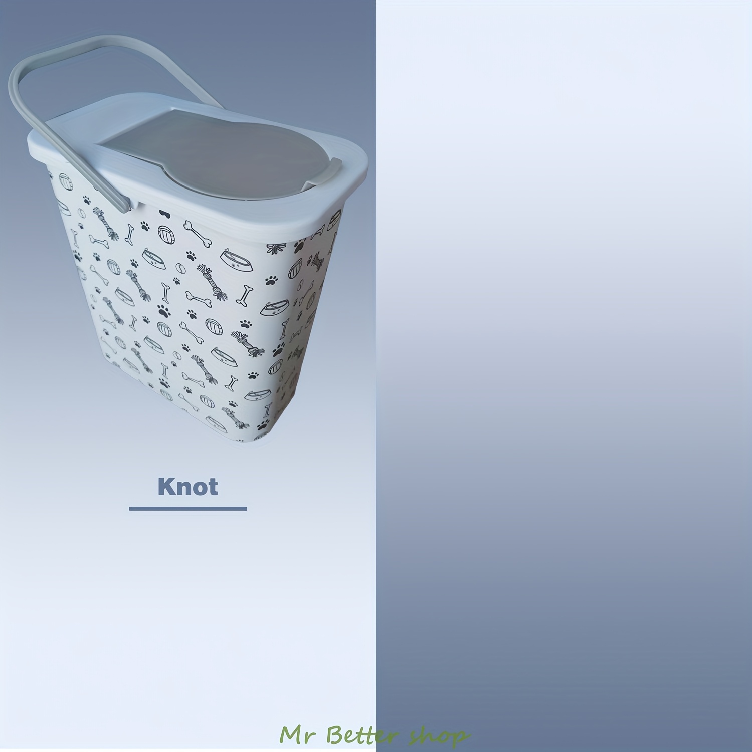 TEMU Pet Food Storage Container With Handle
