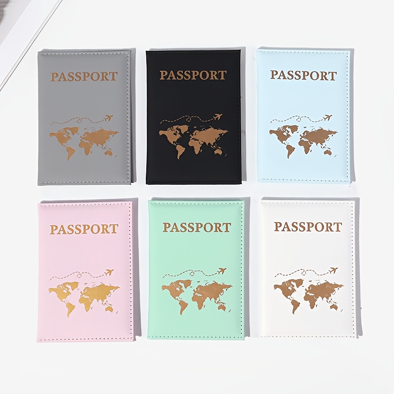 1pc Multi Functional Map Travel Passport Case, Passport Protection Case, Travel Credit Card Cover, ID Card And Document Passport Protection Case