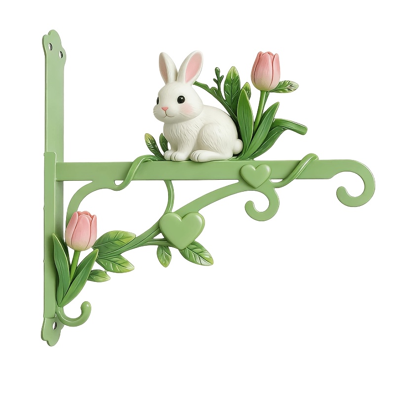E-shop Metall Bunte Hof Landschaftliche Pflanzenhaken, Einfache Installation mit Montageschrauben, Geeignet für Garten Blumenkorb Aufhängung,