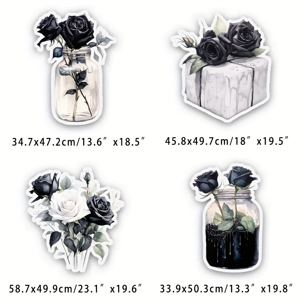 Mason Jar, Black and White Sticker. Planner Stickers for Bullet