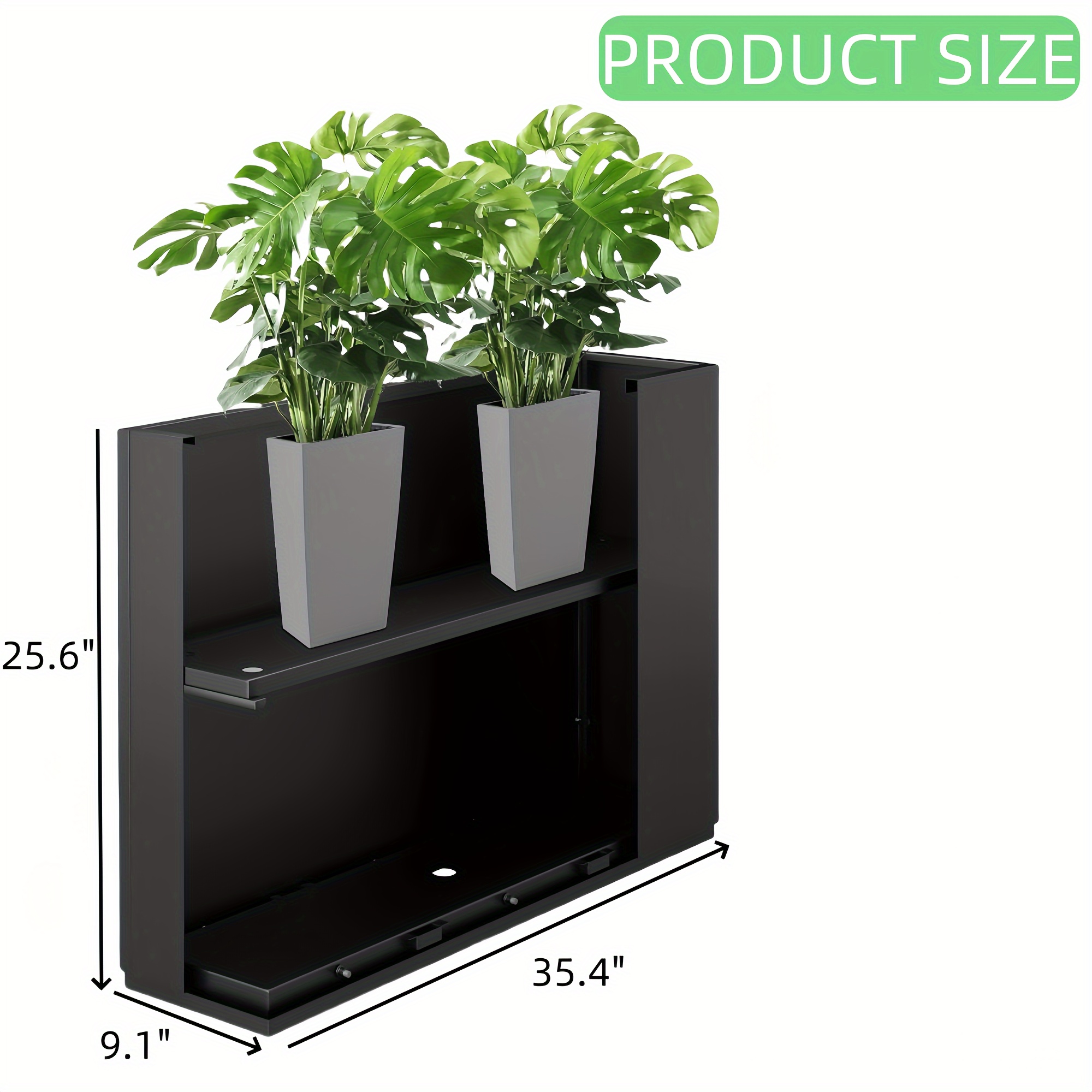 Metal Rectangular Planter Boxes Outdoor Planter Large Planters For