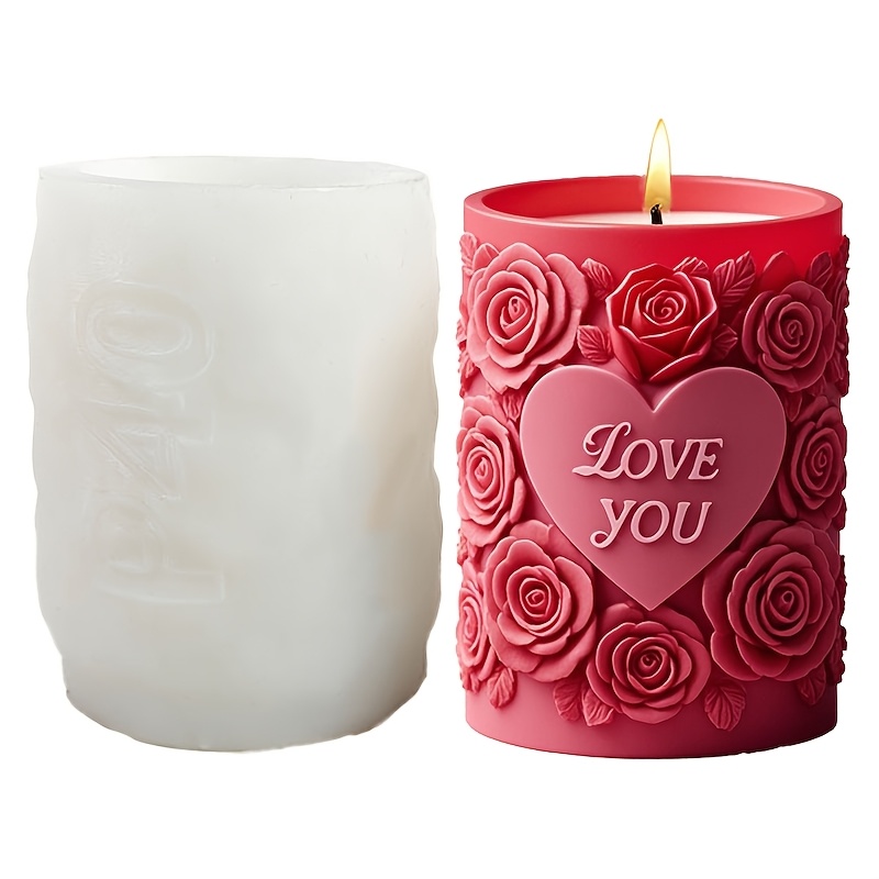 Candle Mold - Perfect Valentine's Day Gift, Decor, Tabletop Ornament, Ideal For Candle Making
