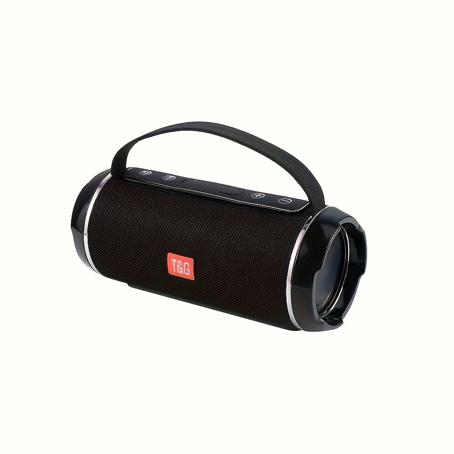 TEMU Tg116c Portable Wireless Speaker, Ipx4, 1200mah Rechargeable Battery, Supports Usb/tf/fm, Connects Up To 10 Meters, Type-c Charging, Works With
