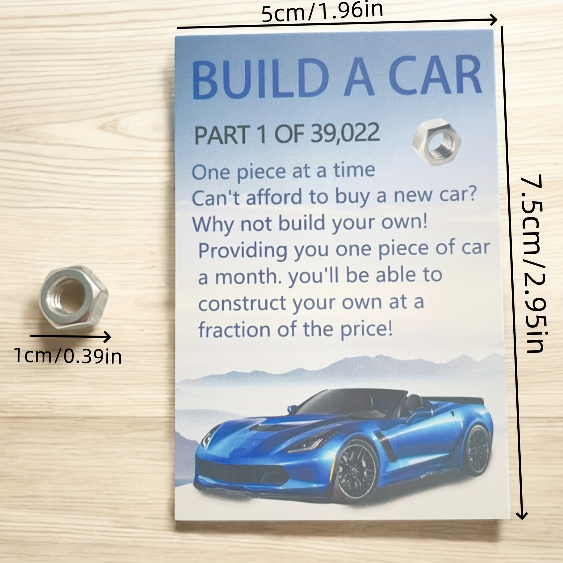 build a car prank kit 39 022 hilarious gift Temu Greece